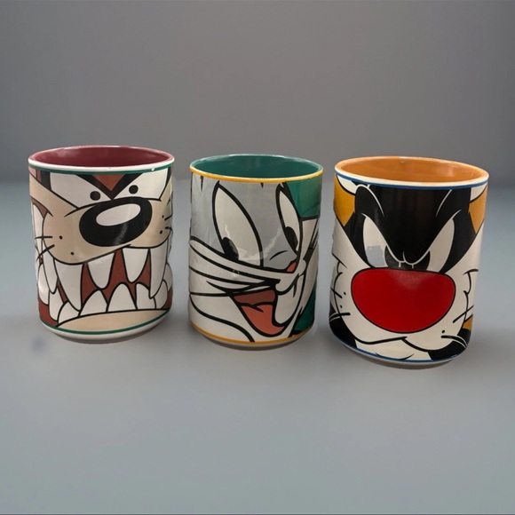 Tasse Looney Tunes Warner Bros, Personnage Taz, Année 1993, état Vintage